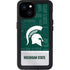 Michigan State University Jersey Split iPhone 15 Plus Waterproof Case