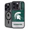 Michigan State University Jersey Split iPhone 15 Pro Kickstand Case