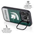 Michigan State University Jersey Split iPhone 15 Pro Kickstand Case