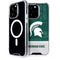 Michigan State University Jersey Split iPhone 15 Pro MagSafe Case