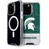 Michigan State University Jersey Split iPhone 15 Pro MagSafe Case