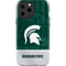 Michigan State University Jersey Split iPhone 15 Pro Max Impact Case