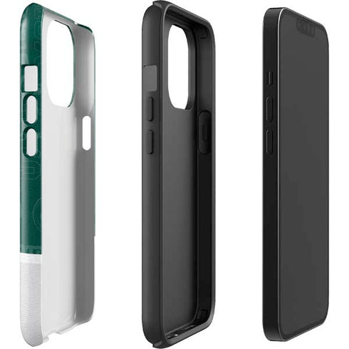 Michigan State University Jersey Split iPhone 15 Pro Max Impact Case