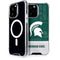 Michigan State University Jersey Split iPhone 15 Pro Max MagSafe Case