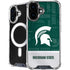 Michigan State University Jersey Split iPhone 16 MagSafe Case