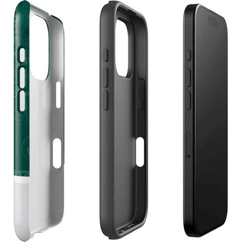 Michigan State University Jersey Split iPhone 16 Pro Impact Case
