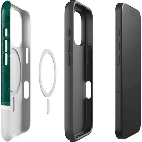 Michigan State University Jersey Split iPhone 16 Pro Magsafe Impact Case