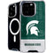 Michigan State University Jersey Split iPhone 16 Pro Max MagSafe Case