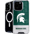 Michigan State University Jersey Split iPhone 16 Pro Max MagSafe Case