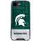 Michigan State University Jersey Split iPhone 16e Clear Case