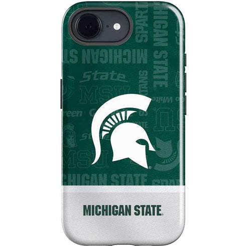 Michigan State University Jersey Split iPhone 16e Impact Case