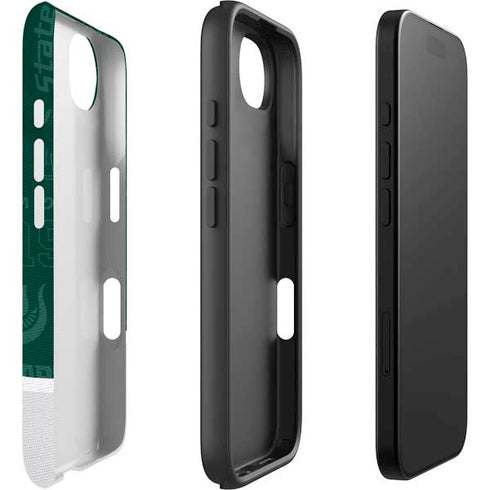 Michigan State University Jersey Split iPhone 16e Impact Case