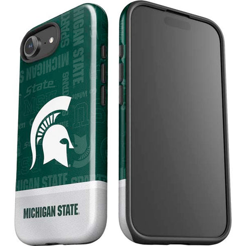 Michigan State University Jersey Split iPhone 16e Impact Case