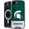 Michigan State University Jersey Split iPhone 16e MagSafe Case