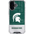 Michigan State University Jersey Split iPhone 17 Clear Case