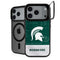 Michigan State University Jersey Split iPhone 18 Pro Kickstand Case