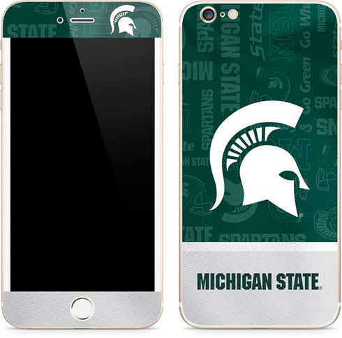 Michigan State University Jersey Split iPhone 6/6s Plus Skin