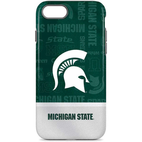 Michigan State University Jersey Split iPhone 7 Pro Case