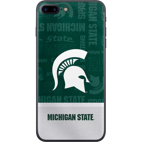 Michigan State University Jersey Split iPhone 8 Plus Skin