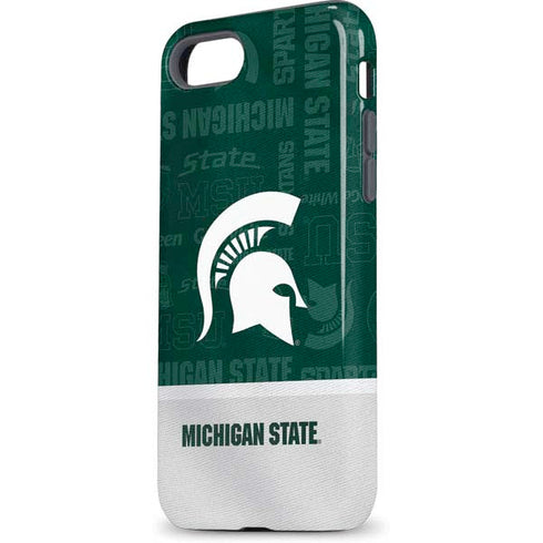 Michigan State University Jersey Split iPhone 8 Pro Case