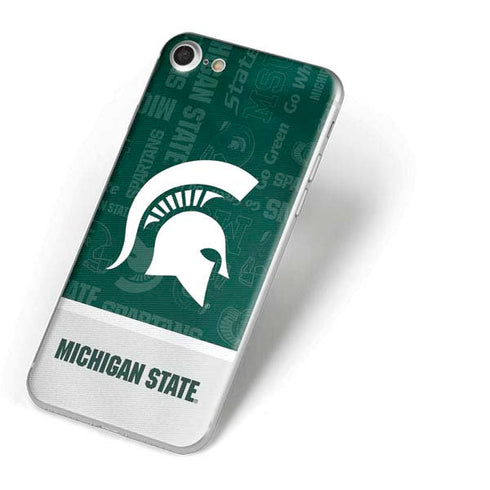 Michigan State University Jersey Split iPhone 8 Skin