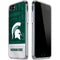 Michigan State University Jersey Split iPhone SE (2nd & 3rd Gen) Clear Case