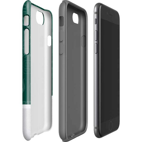 Michigan State University Jersey Split iPhone SE (2nd & 3rd Gen) Pro Case