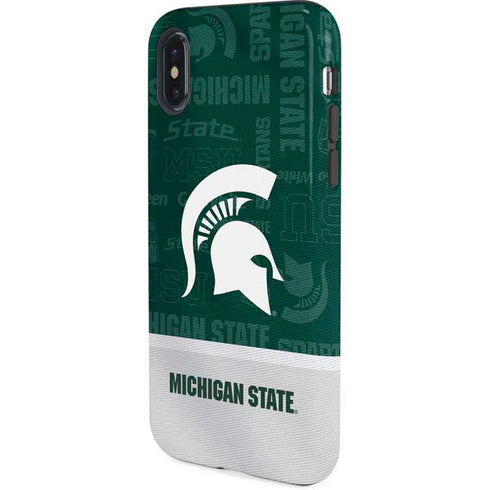 Michigan State University Jersey Split iPhone XS Pro Case