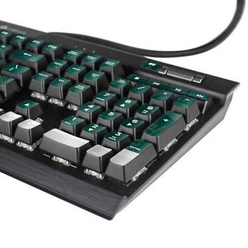 Michigan State University Jersey Split K95 RGB PLATINUM Mechanical Gaming Keyboard Skin