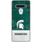 Michigan State University Jersey Split LG Stylo 6 Clear Case