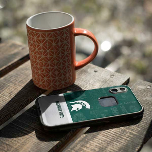 Michigan State University Jersey Split LifeProof Fre iPhone Skin