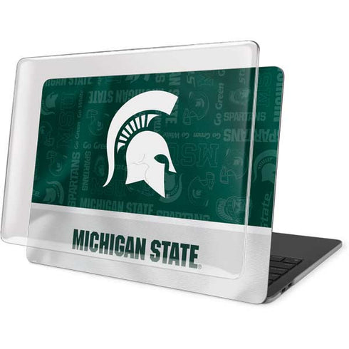Michigan State University Jersey Split MacBook Pro 13in (2020) Case plus Skin