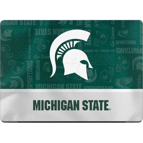 Michigan State University Jersey Split MacBook Pro 14in (2021-24) Skin
