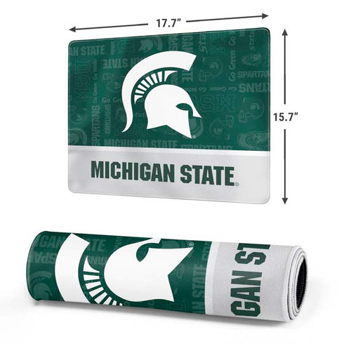 Michigan State University Jersey Split Gaming Mouse Pad