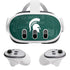 Michigan State University Jersey Split Meta Quest 3 Skin