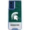 Michigan State University Jersey Split Moto G Play 4G (2024) Clear Case