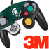 Michigan State University Jersey Split Nintendo GameCube Controller Skin