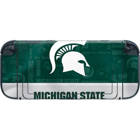 Michigan State University Jersey Split Nintendo Switch 2 (2025) with Joy-Con Skin