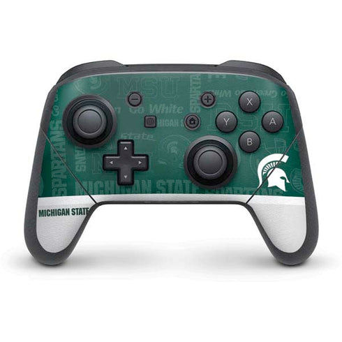 Michigan State University Jersey Split Nintendo Skins