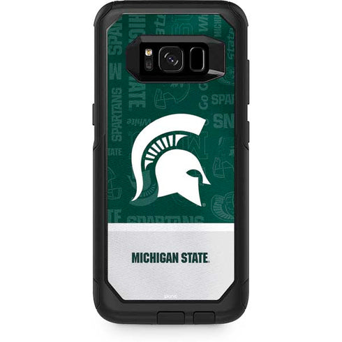 Michigan State University Jersey Split Otterbox Commuter Galaxy Skin