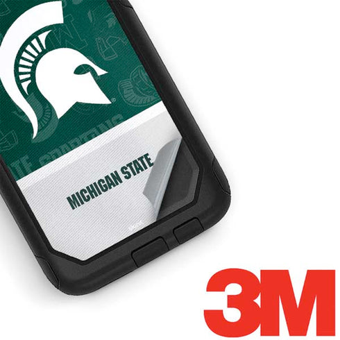 Michigan State University Jersey Split Otterbox Commuter Galaxy Skin