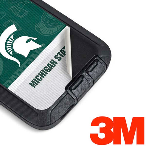 Michigan State University Jersey Split Otterbox Defender Galaxy Skin