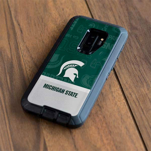 Michigan State University Jersey Split Otterbox Defender Galaxy Skin