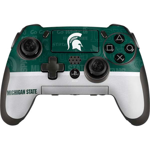 Michigan State University Jersey Split PlayStation Scuf Vantage 2 Controller Skin