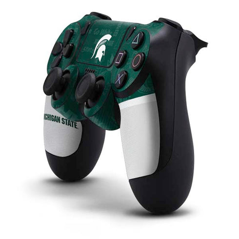 Michigan State University Jersey Split PS4 Controller Skin