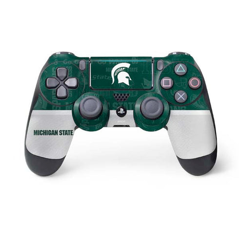 Michigan State University Jersey Split PS4 Pro/Slim Controller Skin