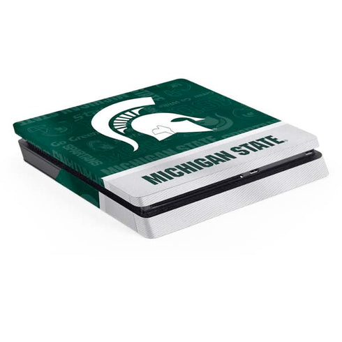 Michigan State University Jersey Split PS4 Slim Skin