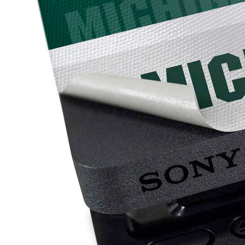 Michigan State University Jersey Split PS4 Slim Skin