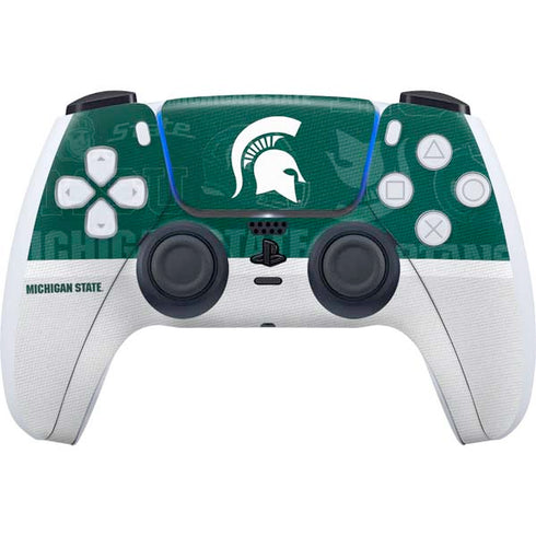 Michigan State University Jersey Split PlayStation PS5 Skins