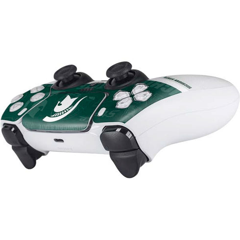 Michigan State University Jersey Split PS5 Controller Skin